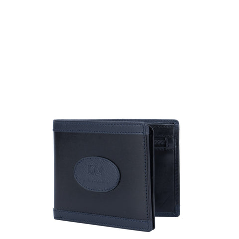 Plain Leather Mens Wallet - Black