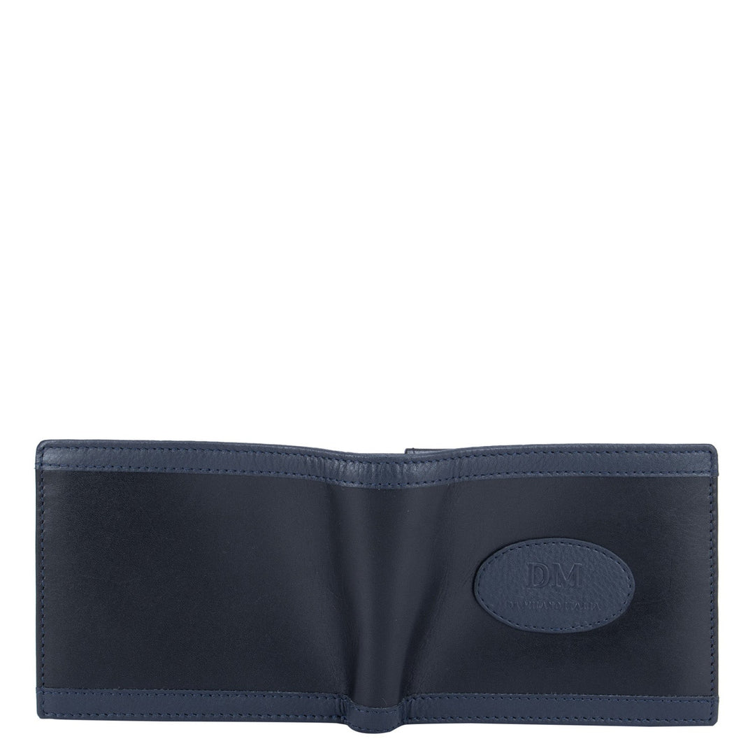 Plain Leather Mens Wallet - Black