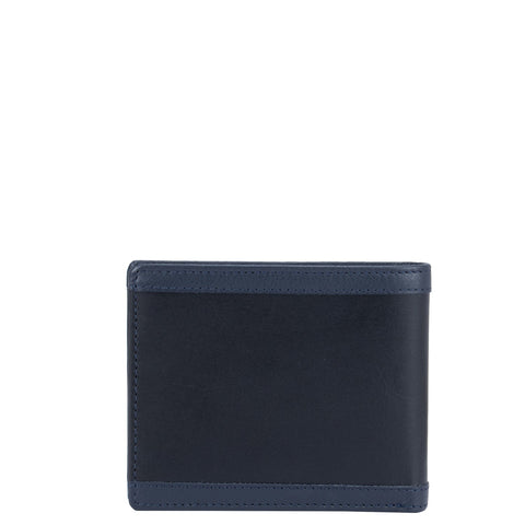 Plain Leather Mens Wallet - Black