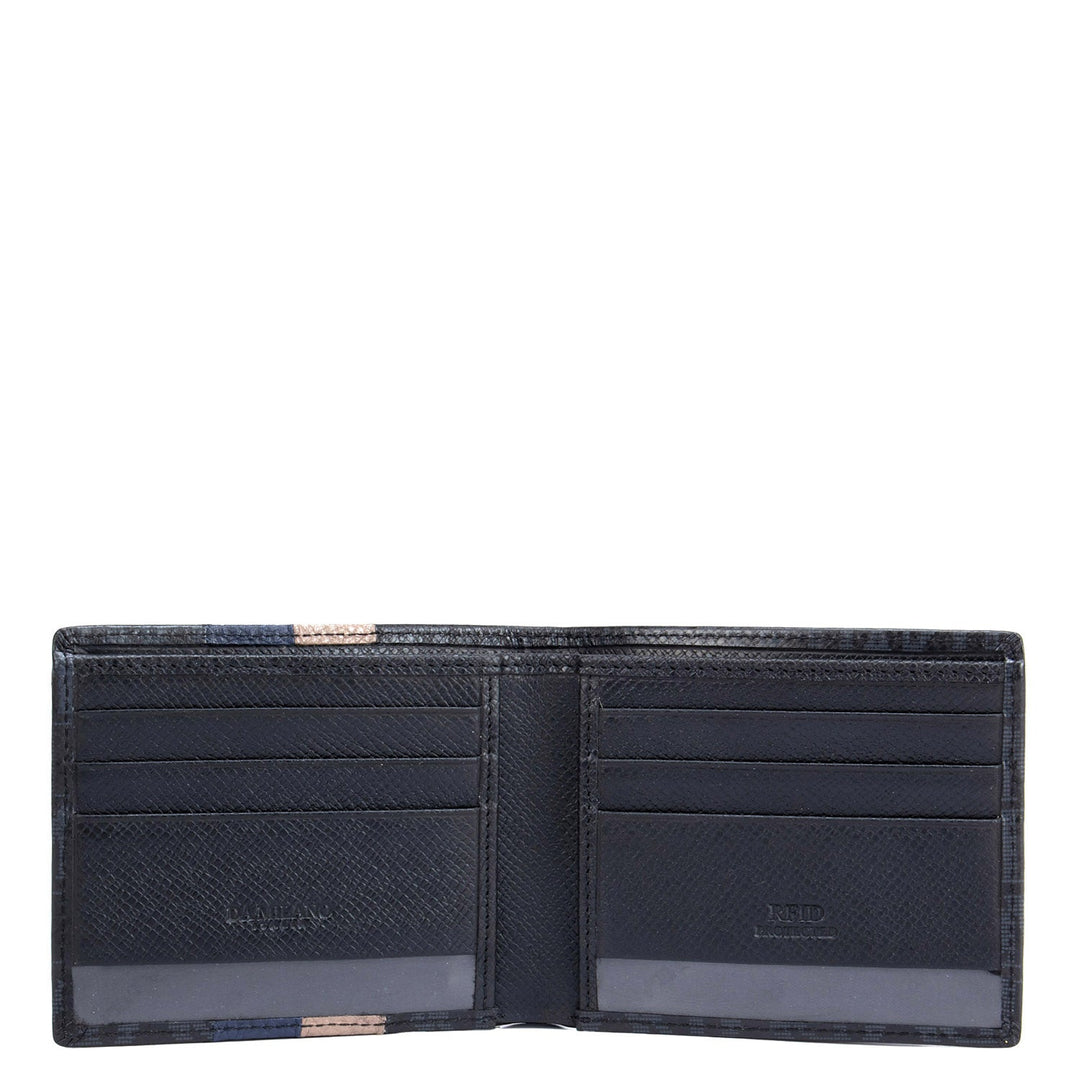 Black Wax Mens Wallet