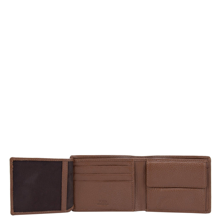 Cognac Wax Mens Wallet