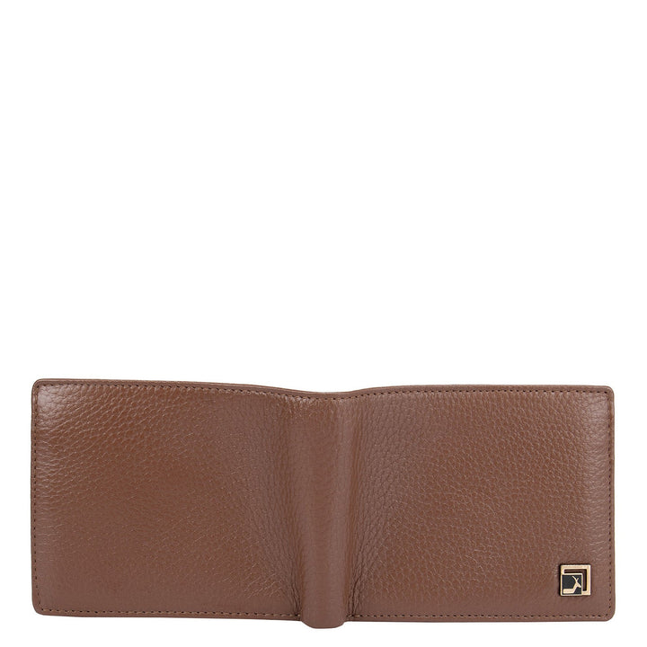 Cognac Wax Mens Wallet