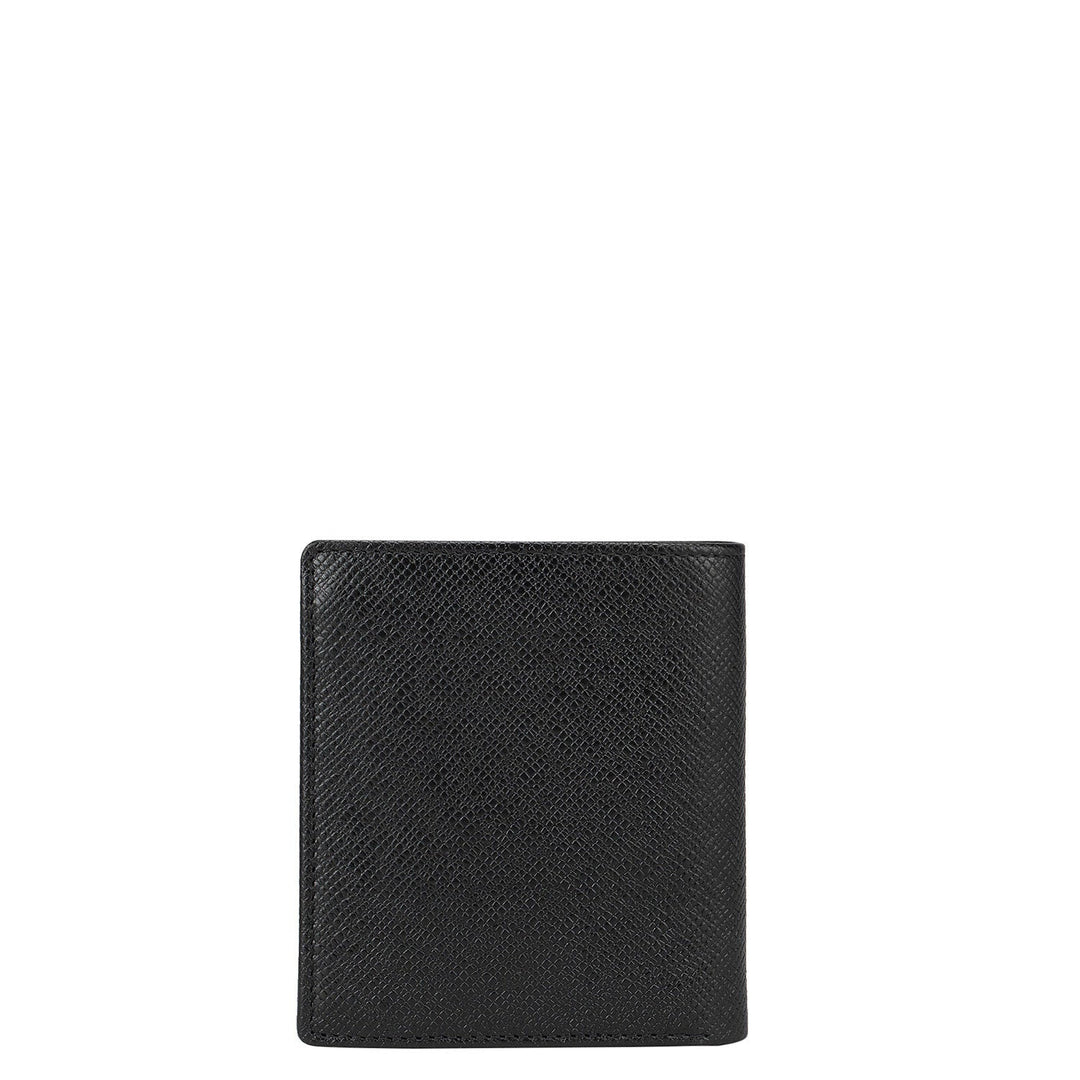 Black Franzy Bifold Wallet With Flap
