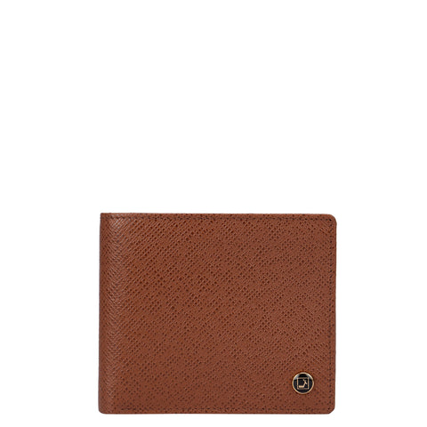 Brown Franzy Bifold Wallet With Flap