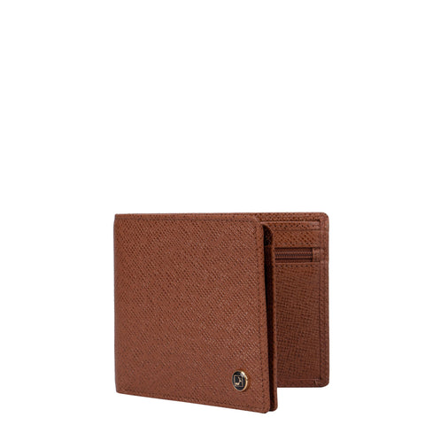 Brown Franzy Bifold Wallet With Flap