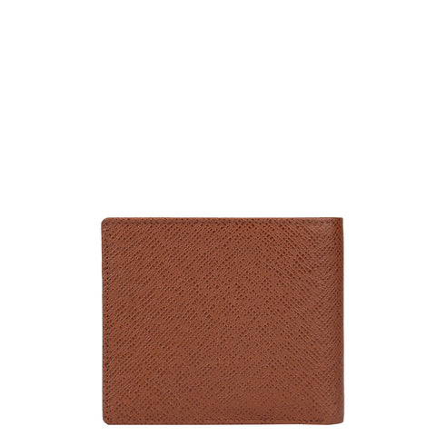 Brown Franzy Bifold Wallet With Flap