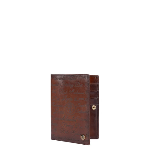 Signato Leather Passport Case - Cognac