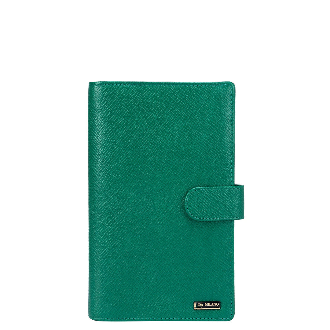 Franzy Leather Passport Case - Green