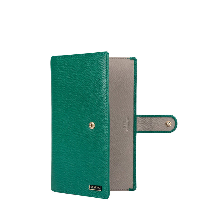 Franzy Leather Passport Case - Green