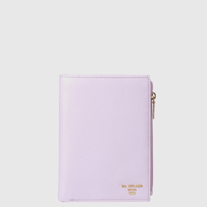Wax Leather Passport Case - Lilac