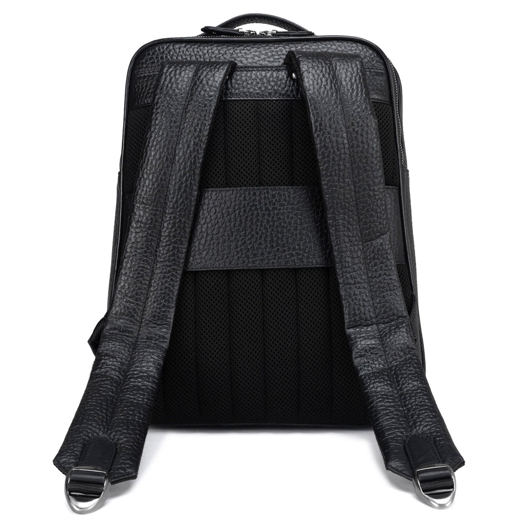 Black Bub Leather Backpack