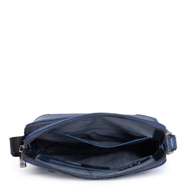 Blue Croco Effect and Franzy Sling Bag