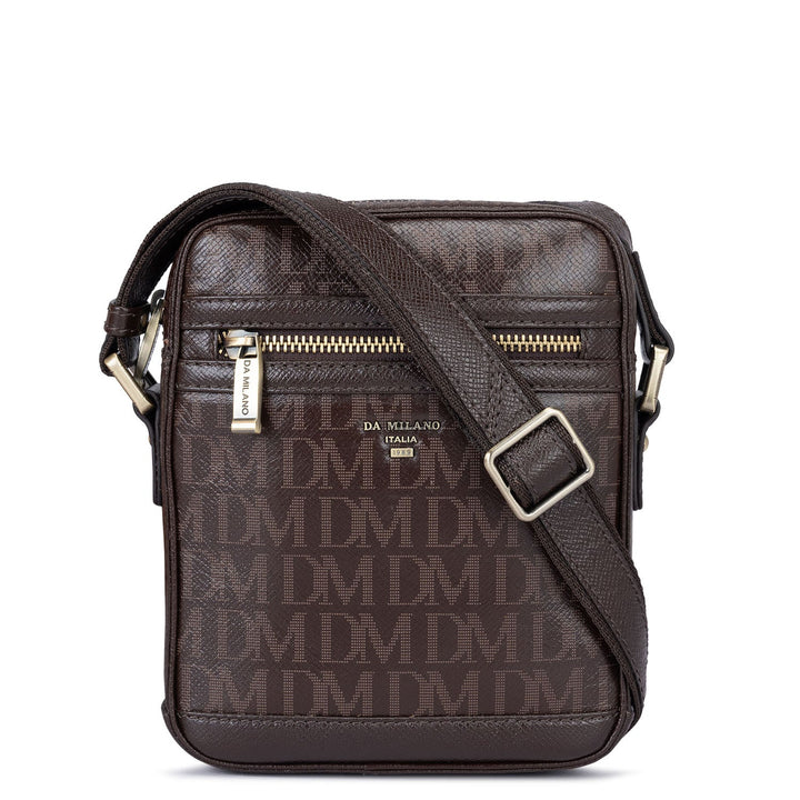 Monogram Leather Men Sling - Oak