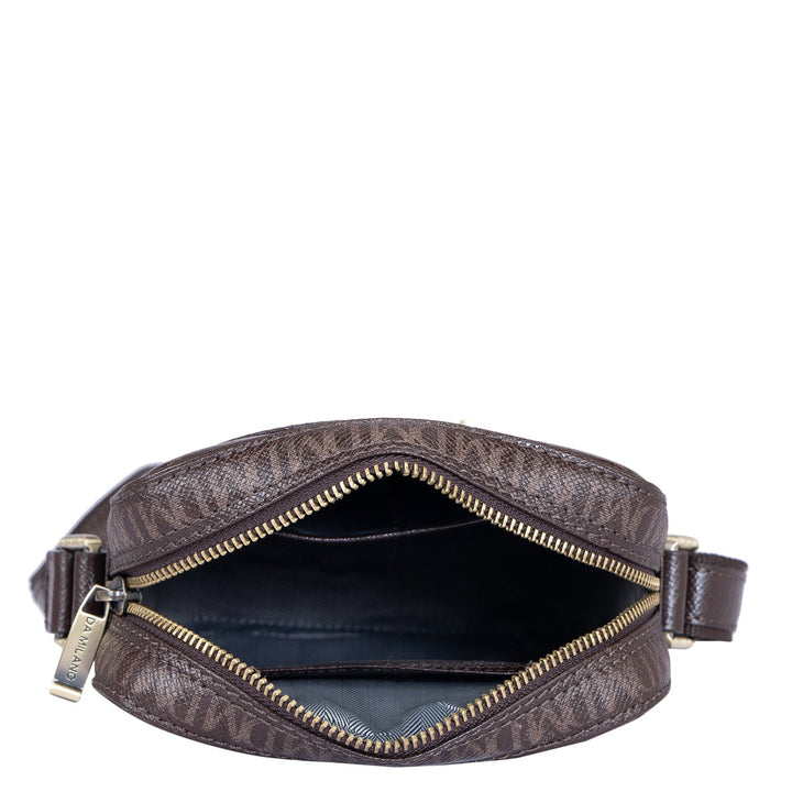 Monogram Leather Men Sling - Oak