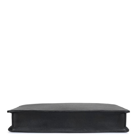 Black Wax Leather Computer Sleeve - Upto 14"