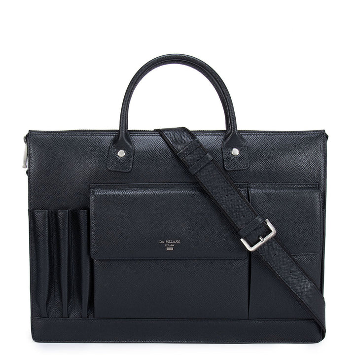 Black Franzy Laptop Sleeve-Upto 14 "