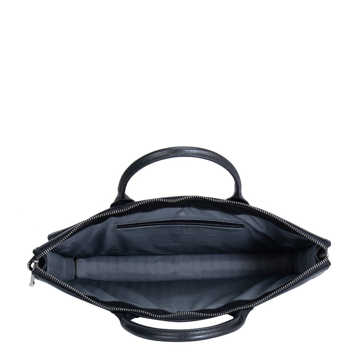 Black Franzy Laptop Sleeve-Upto 14 "