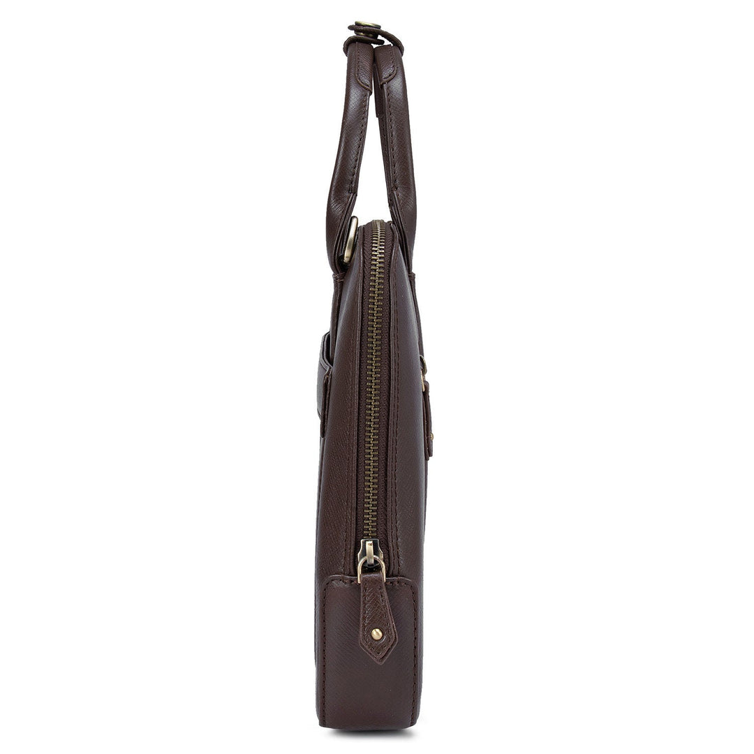 Brown Franzy Laptop Sleeve-Upto 12"