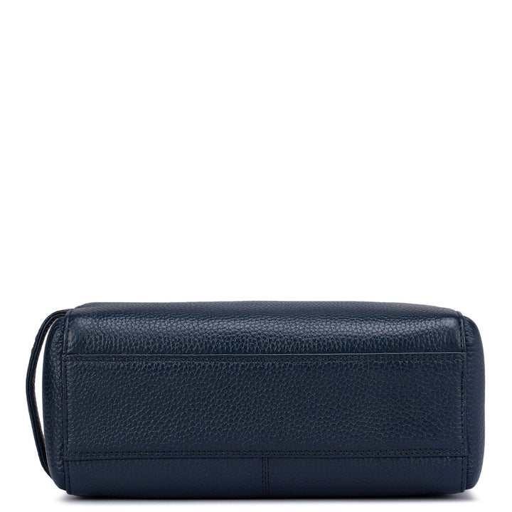 Blue Wax Vanity Pouch